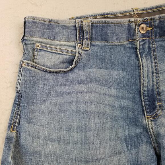 Lee Extreme Motion Performance Jeans Mens 40x30 Blue Straight Tapered Stretch - Picture 3 of 14